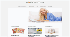 Desktop Screenshot of adekwatna.pl